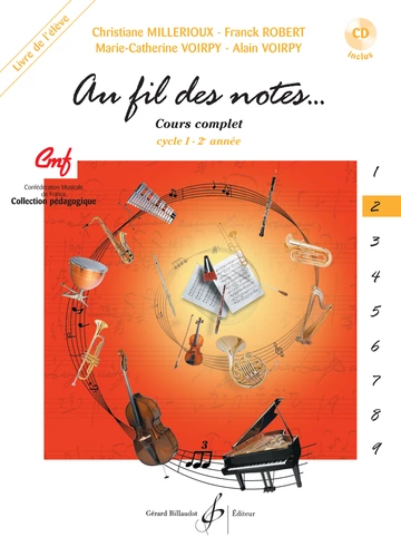 Au fil des notes. Volume 2 Visuel